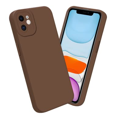 iPhone 11 silikondeksel case (brun)