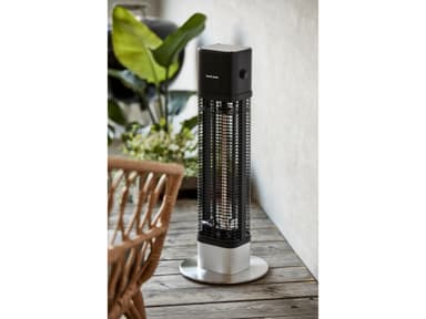 Nordic Sense Terrassevarmer 1200 watt Svart/Sølv