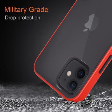 iPhone 12 / 12 PRO Deksel Case Cover (gjennomsiktig)