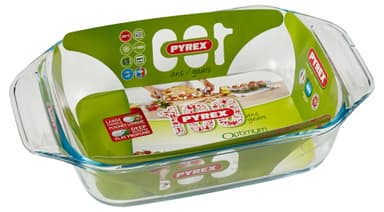Pyrex Irresistible Fad rektangulær 28 x 17 cm Klar