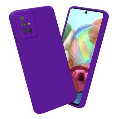 Samsung Galaxy A71 4G silikondeksel case (lilla)