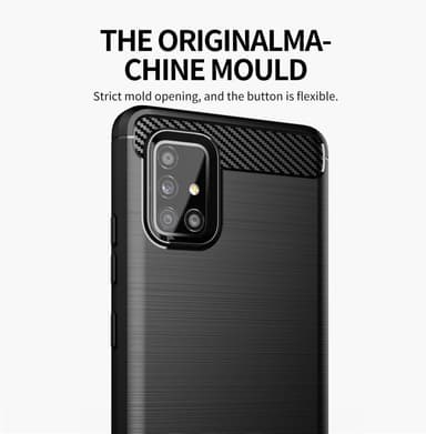 Samsung Galaxy A51 4G / M40s deksel ultra slim (svart)