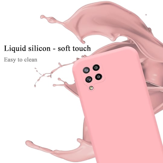 Samsung Galaxy A42 4G silikondeksel case (rosa)