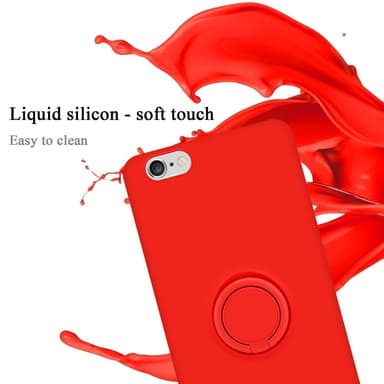 iPhone 6 PLUS / 6S PLUS Deksel Ring Case (rød)