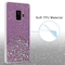 Samsung Galaxy S9 Silikondeksel Glitter (lilla)
