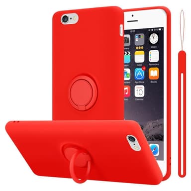 iPhone 6 PLUS / 6S PLUS Deksel Ring Case (rød)