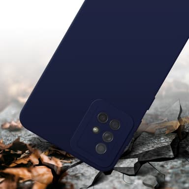Samsung Galaxy A71 4G silikondeksel case (blå)