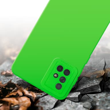 Samsung Galaxy A71 4G silikondeksel case (grønn)