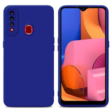 Samsung Galaxy A20s silikondeksel case (blå)