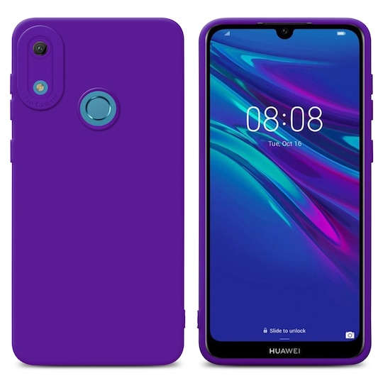 Huawei Y6 2019 silikondeksel case (lilla)