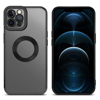 iPhone 12 PRO MAX silikondeksel Krom case
