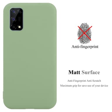 Realme 7 5G silikondeksel cover (grønn)