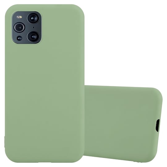 Oppo FIND X3 PRO silikondeksel cover (grønn)