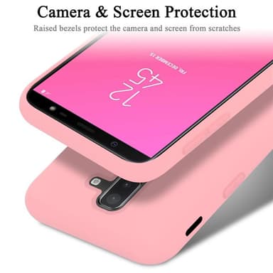 Samsung Galaxy A6 PLUS 2018 silikondeksel case (rosa)
