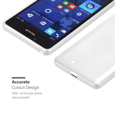 Deksel Nokia Lumia 950 Case Cover (sølv)