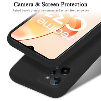 Realme C31 silikondeksel case (svart)
