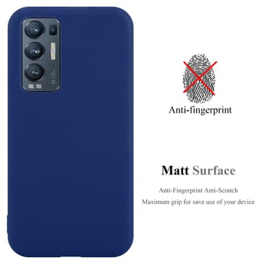 Oppo FIND X3 NEO silikondeksel cover (blå)