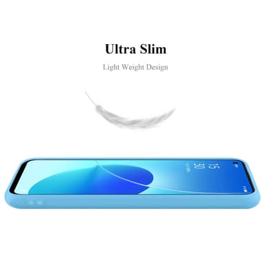Oppo Reno6 5G silikondeksel cover (blå)