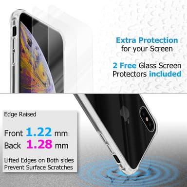 iPhone XS MAX Deksel Case Cover (gjennomsiktig)