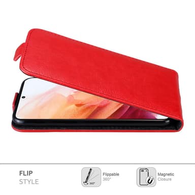 Samsung Galaxy S21 5G deksel flip cover (rød)