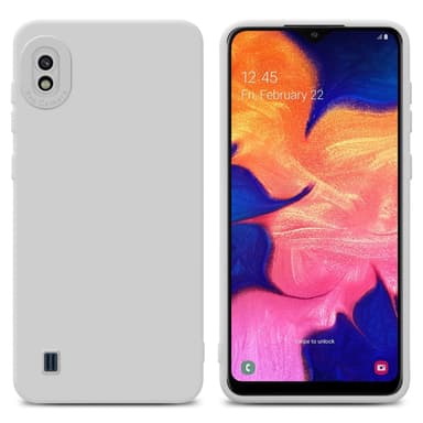 Samsung Galaxy A10 silikondeksel case (hvit)