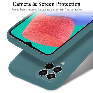 Samsung Galaxy M33 5G silikondeksel case (grønn)