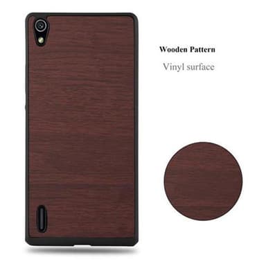 Huawei ASCEND P7 Hardt Deksel Case (brun)