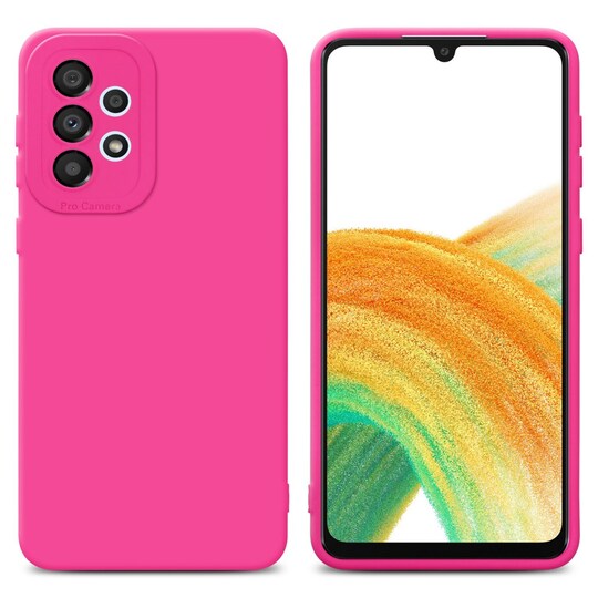 Samsung Galaxy A32 4G silikondeksel case (rosa)