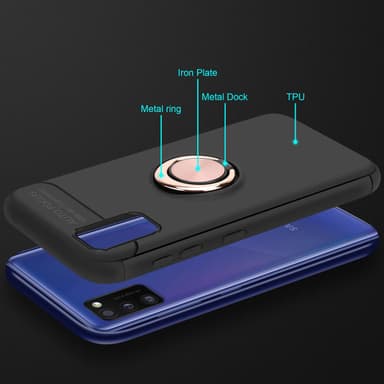 Samsung Galaxy A41 silikondeksel cover (svart)