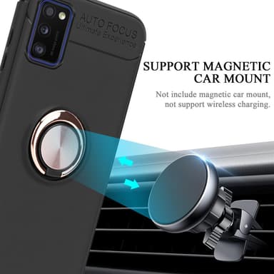 Samsung Galaxy A41 silikondeksel cover (svart)
