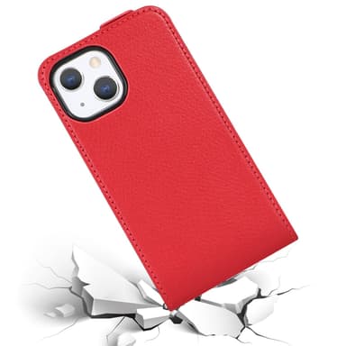 iPhone 13 MINI Deksel Flip Case (rød)