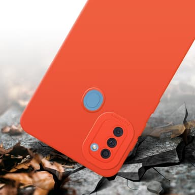 Samsung Galaxy A11 / M11 silikondeksel case (oransje)