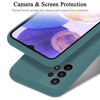Samsung Galaxy A23 4G silikondeksel case (grønn)