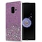 Samsung Galaxy S9 Silikondeksel Glitter (lilla)