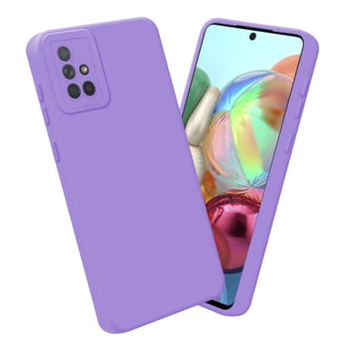 Samsung Galaxy A71 4G silikondeksel case (lilla)