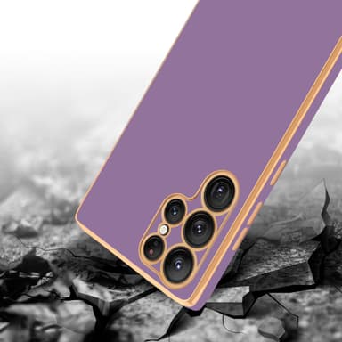 Samsung Galaxy S22 ULTRA silikondeksel case (lilla)