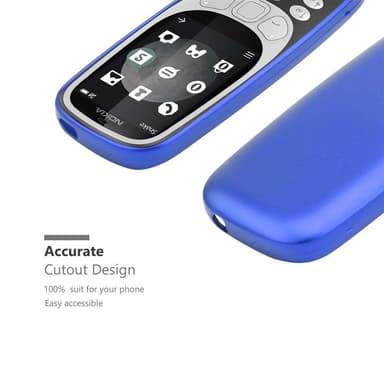 Nokia 3310 2G Deksel Case Cover (blå)