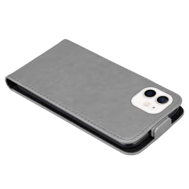 iPhone 12 MINI deksel flip cover (grå)