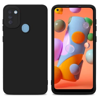 Samsung Galaxy A11 / M11 silikondeksel case (svart)