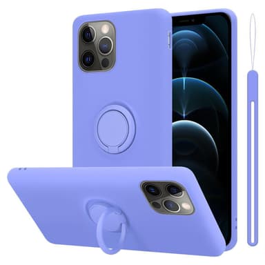 iPhone 12 PRO MAX Deksel Ring Case (lilla)