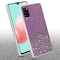 Samsung Galaxy A41 Silikondeksel Glitter (lilla)
