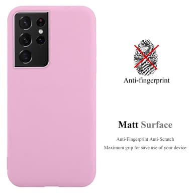 Samsung Galaxy S21 ULTRA silikondeksel cover (rosa)