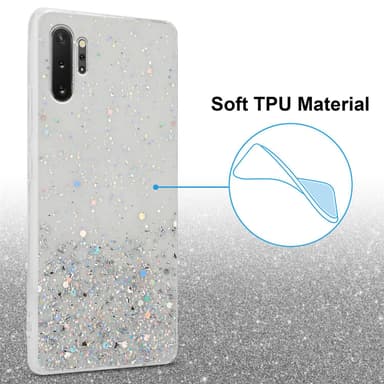 Samsung Galaxy NOTE 10 PLUS Silikondeksel Glitter