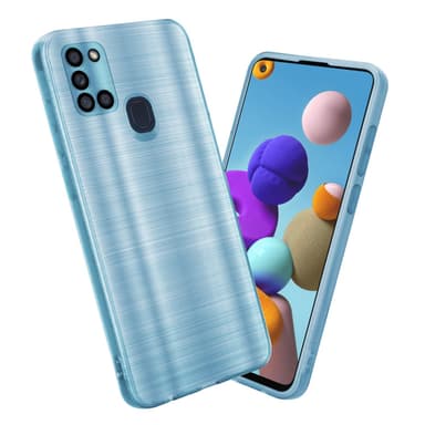 Samsung Galaxy A21s Silikondeksel Beskyttelse (turkis)