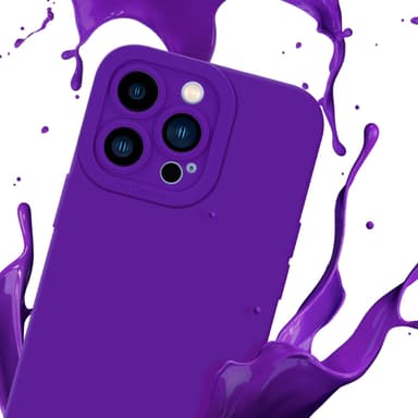 iPhone 13 PRO MAX silikondeksel case (lilla)