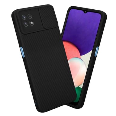 Samsung Galaxy A22 5G silikondeksel cover (svart)