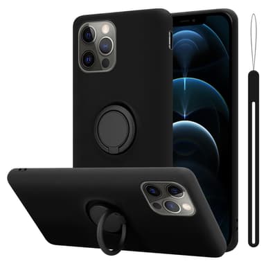 iPhone 13 Deksel Ring Case (svart)