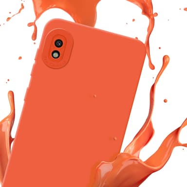 Samsung Galaxy A10 silikondeksel case (oransje)