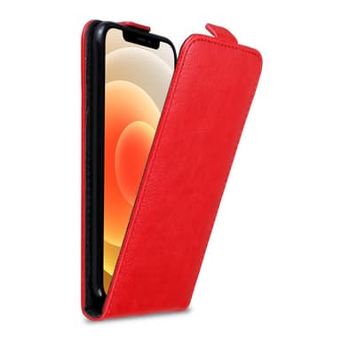 iPhone 12 MINI deksel flip cover (rød)