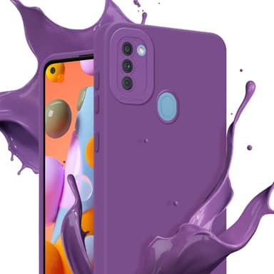 Samsung Galaxy A11 / M11 silikondeksel case (lilla)